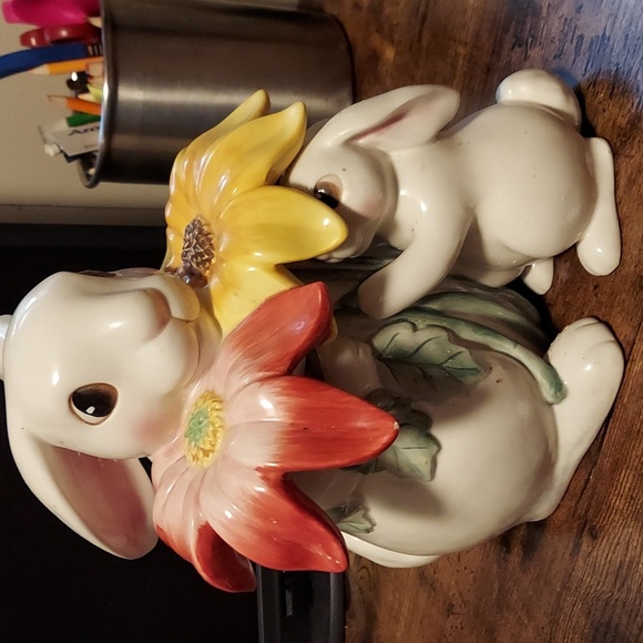 Other - Easter bunny spring cookie jar